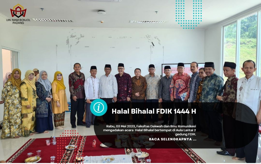 Halal Bihalal FDIK 1444 H